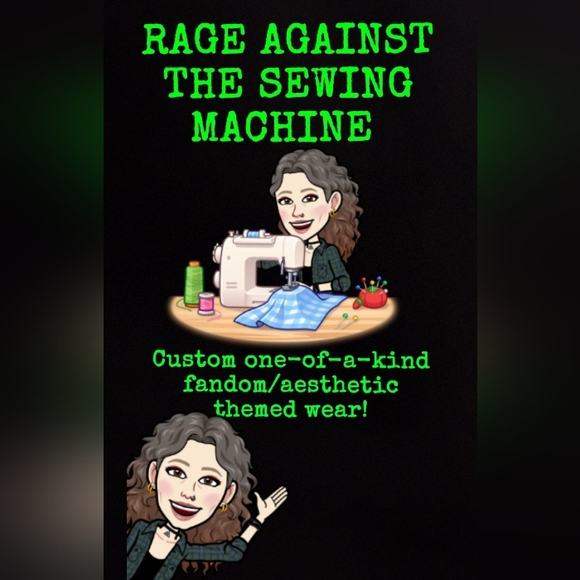 CUSTOM CLOTHING! Rage Against the Sewing Machine details and preview! - Picture 2 of 14